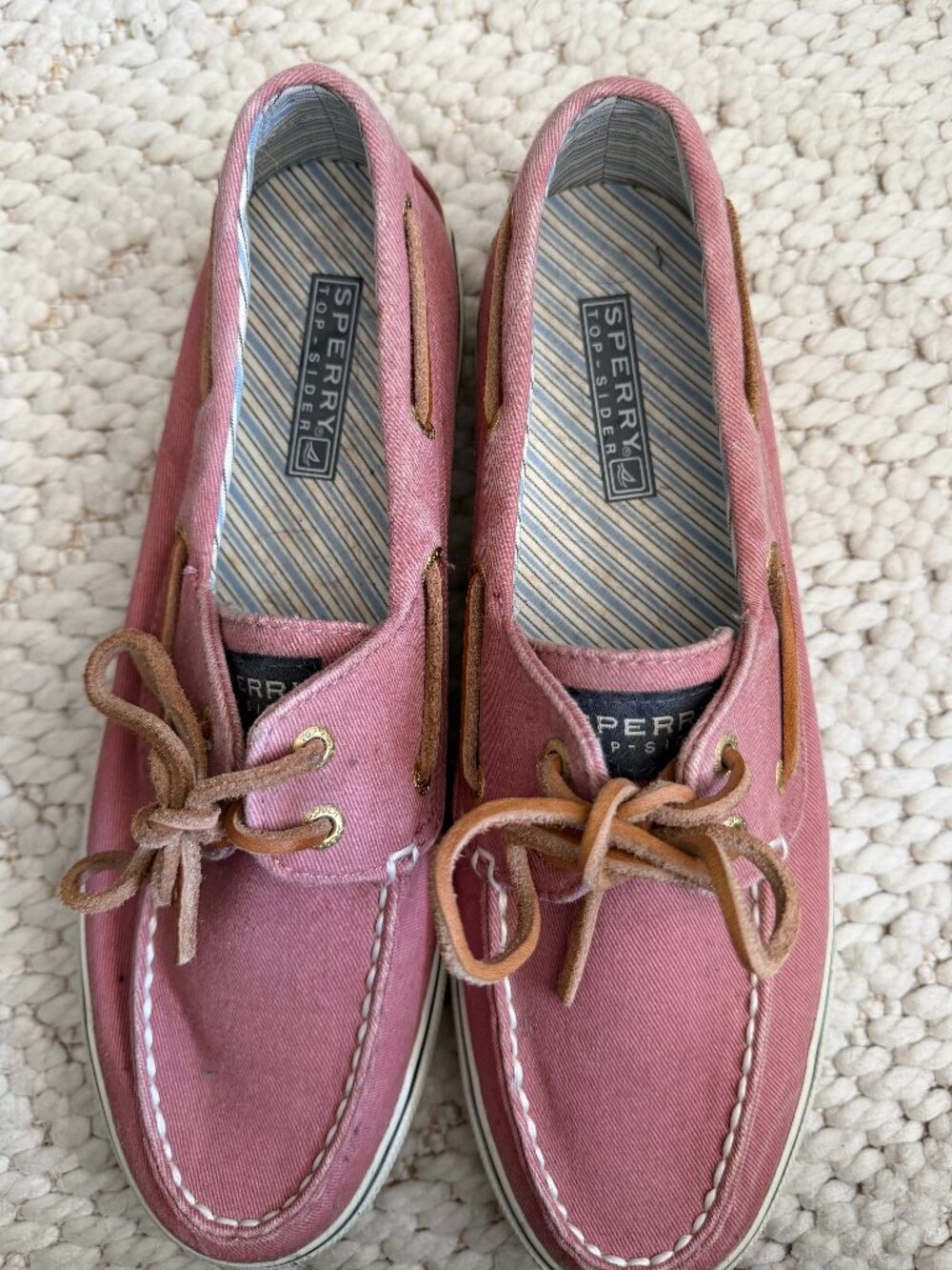 Sperry Top-Sider Red Slip On Shoes Womens 8.5M